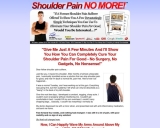 Shoulder Pain No More ™: Top Shoulder Pain Healing Product On CB